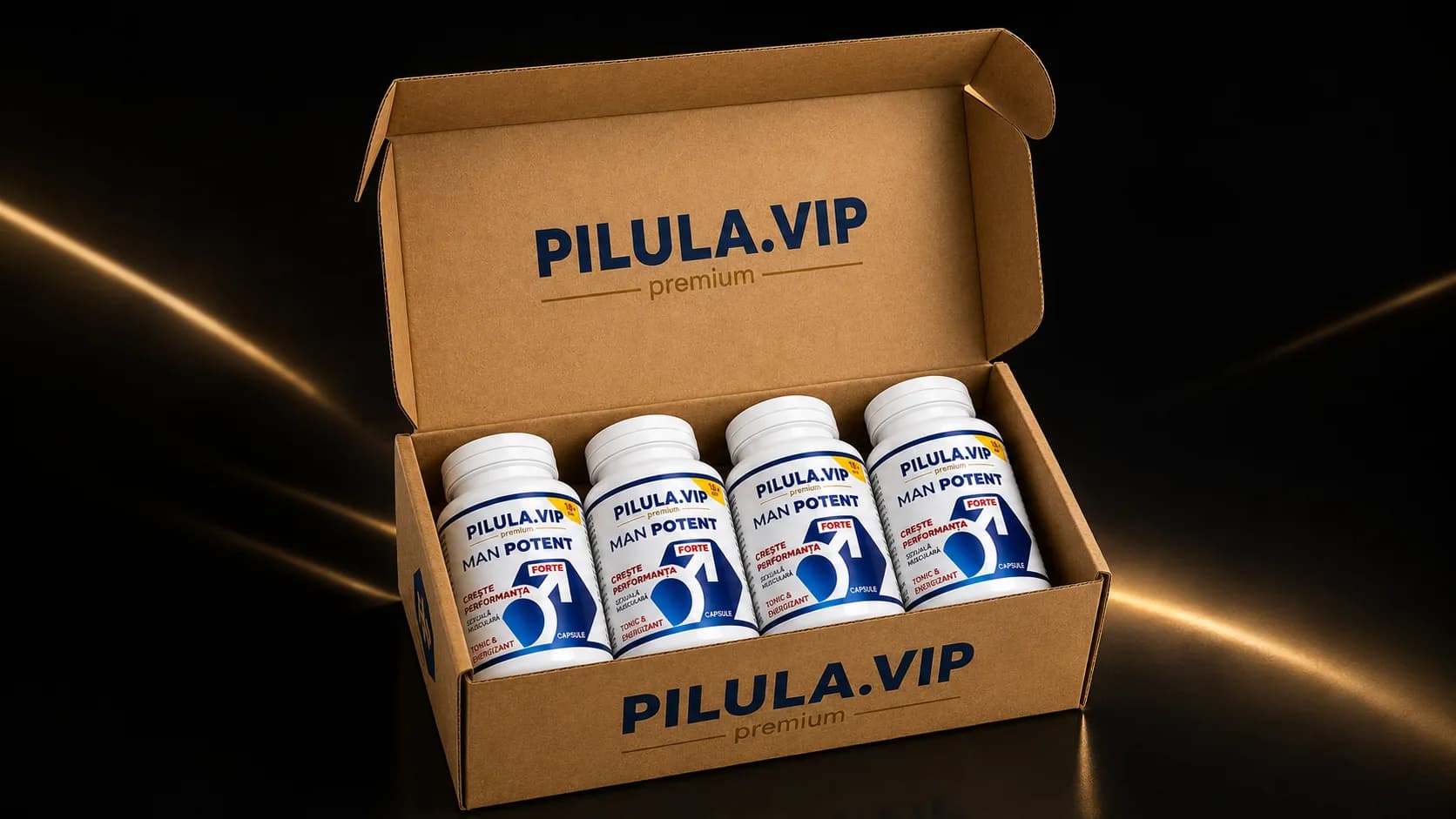 VIP Pack — 4 cutii Man Potent Forte