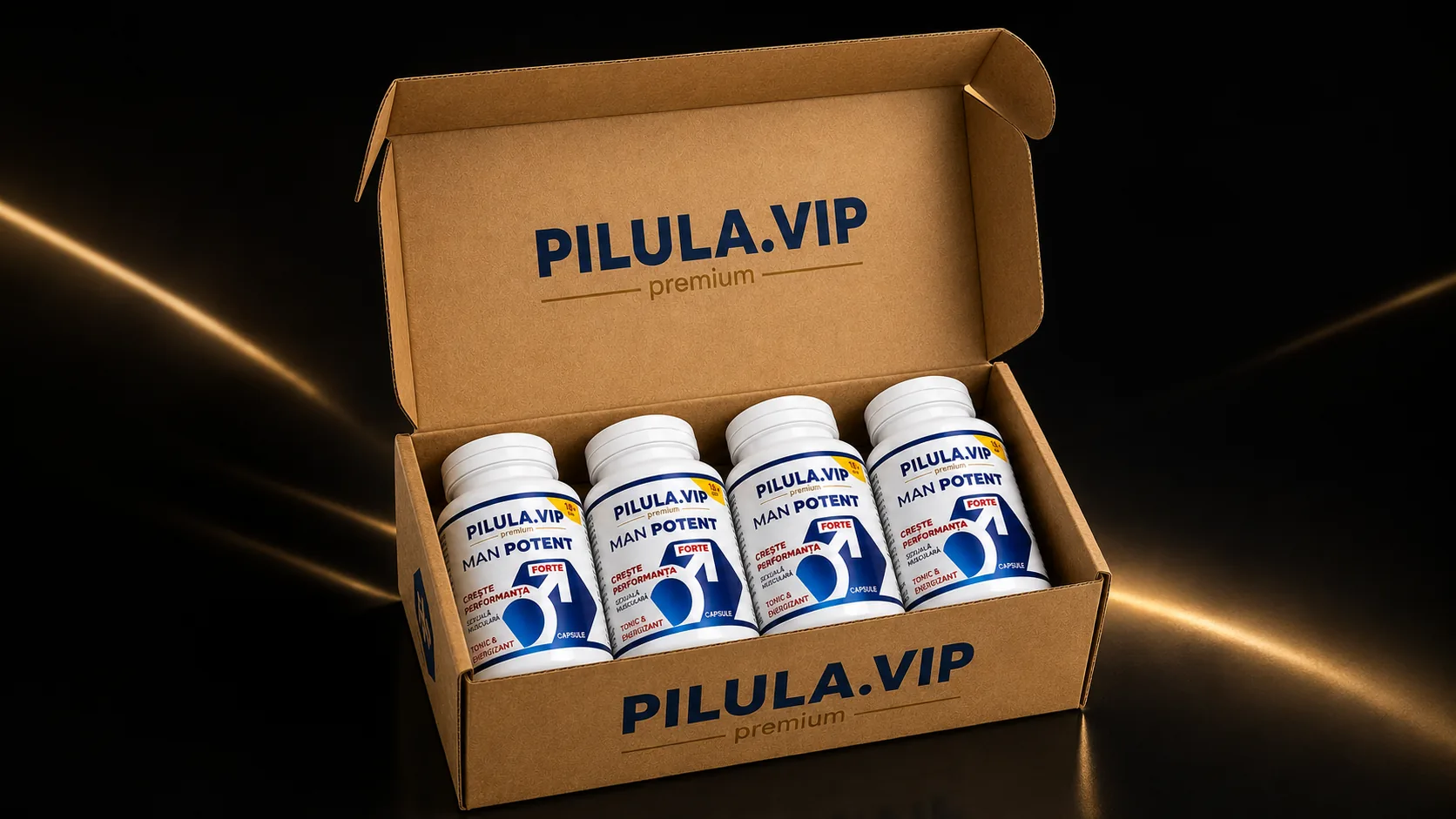 VIP Pack — 4 cutii Man Potent Forte